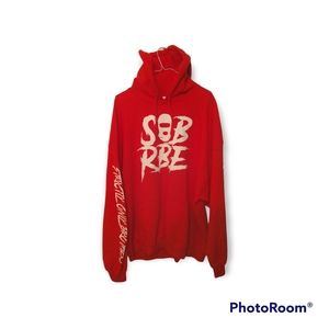 Sob x rbe hoodie XXL sweatshirt in red